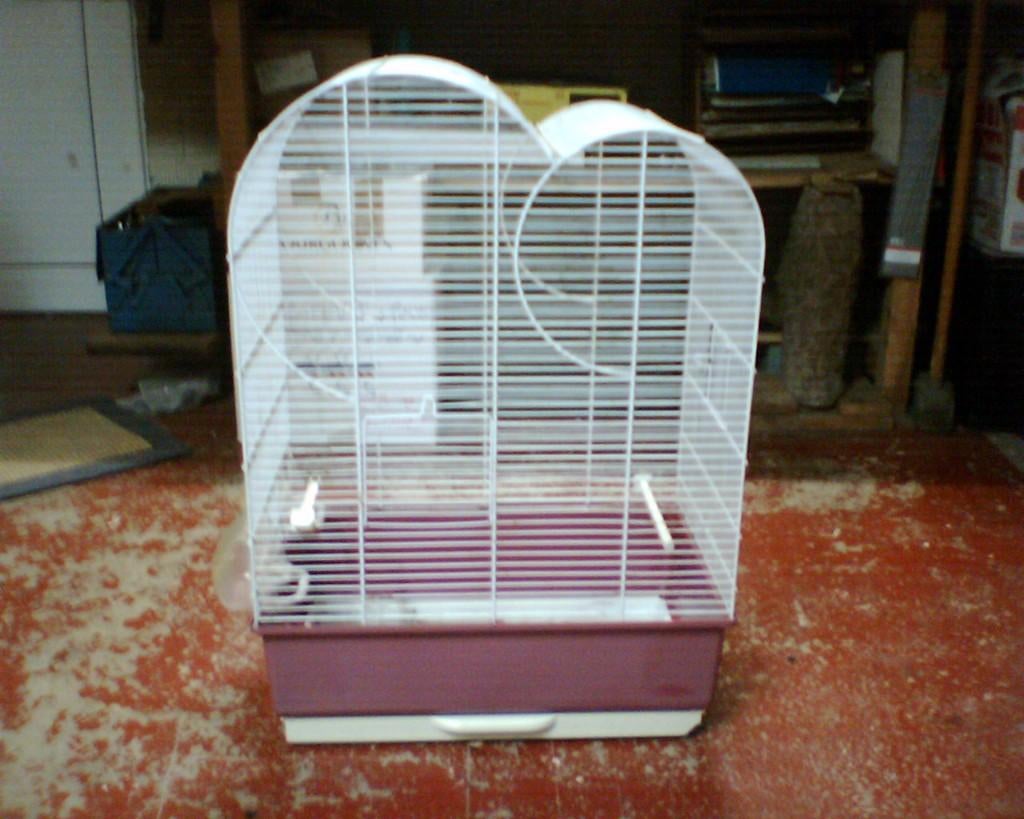 cage oiseau, Animaux & Accessoires, Enlèvement ou Envoi, Comme neuf, Métal, Cage à oiseaux