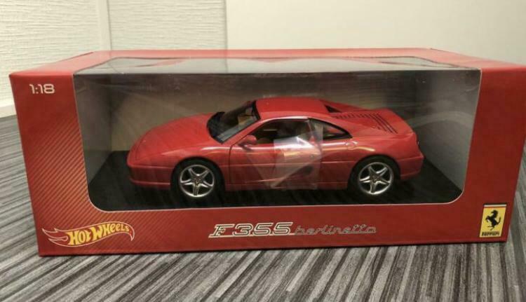 Ferrari f355 1/18 hot wheels, Enlèvement ou Envoi