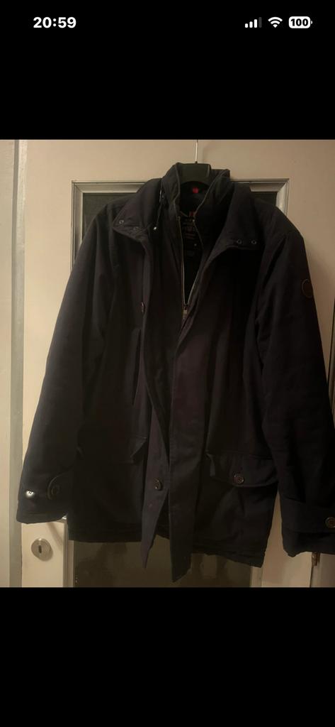 Veste parka à capuche bleu   River Woods classique et chaude, Ophalen of Verzenden, Zo goed als nieuw, Blauw