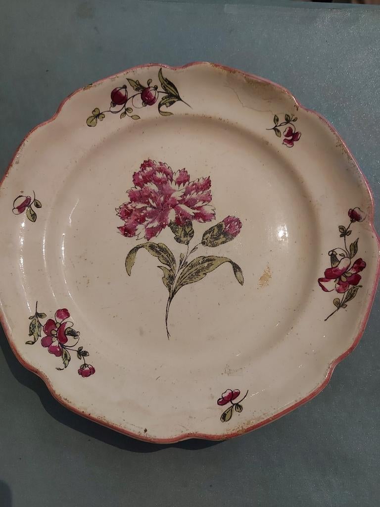 Antiek bord Duits porselein Pottelsdorf, Antiek en Kunst, Ophalen of Verzenden