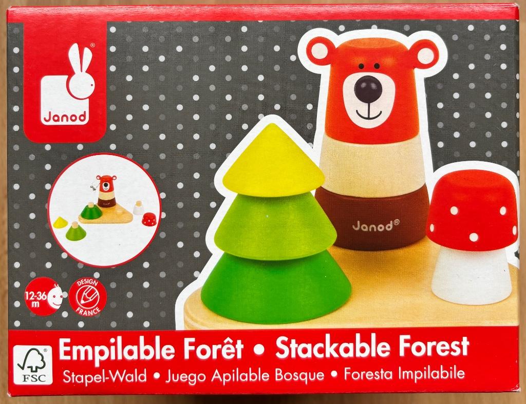 Baby cadeau - nieuw - Stapelwoud - prachtige houten blokken, Ophalen of Verzenden, Zo goed als nieuw