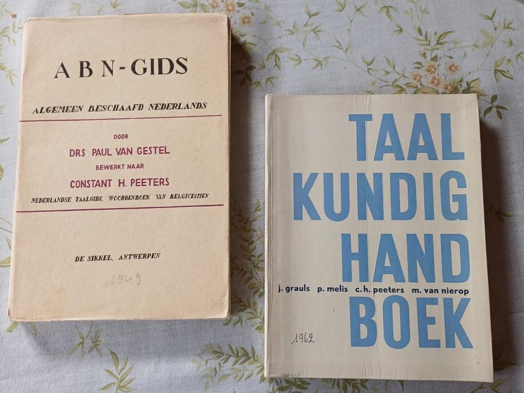 2 taalboeken Nederlands: 1949 en 1962, Ophalen, Nederlands, Non-fictie