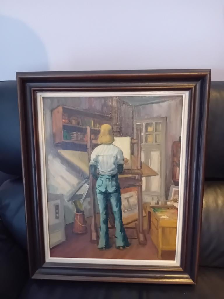Schilderij, Antiek en Kunst, Kunst | Schilderijen | Klassiek, Ophalen