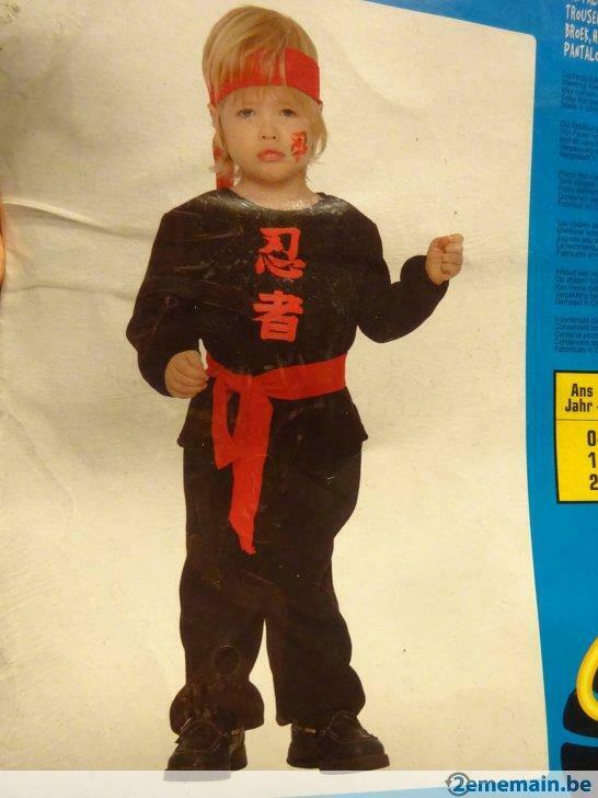 Déguisement de ninja pour enfant, Enlèvement ou Envoi, Utilisé, 104 ou plus petit, Garçon