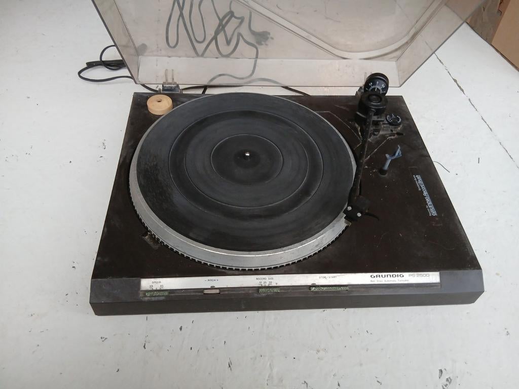 grundig ps 2500 platendraaier, Audio, Tv en Foto, Platenspelers, Ophalen, Niet werkend, Overige merken