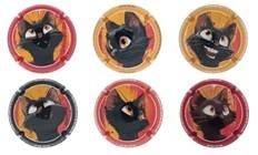 Champagne capsules - generieken Chat noir (G 1508), Verzamelen, Verzenden