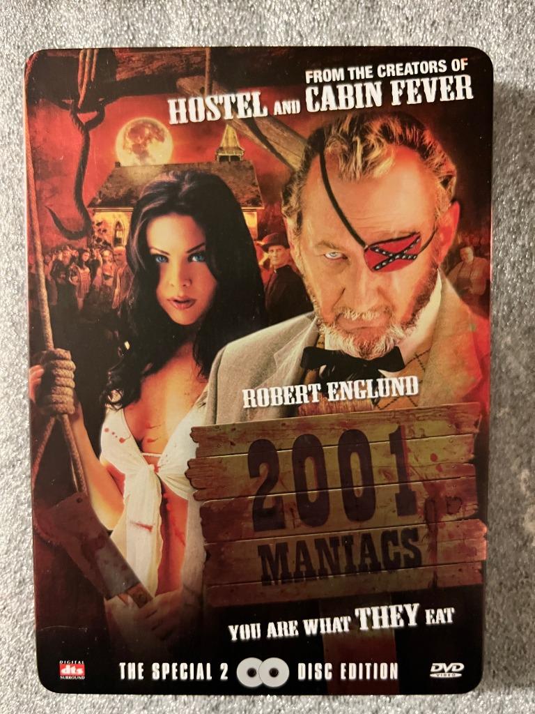 2001 Maniacs (Steelbook), Vanaf 16 jaar, Ophalen of Verzenden, Vampiers of Zombies