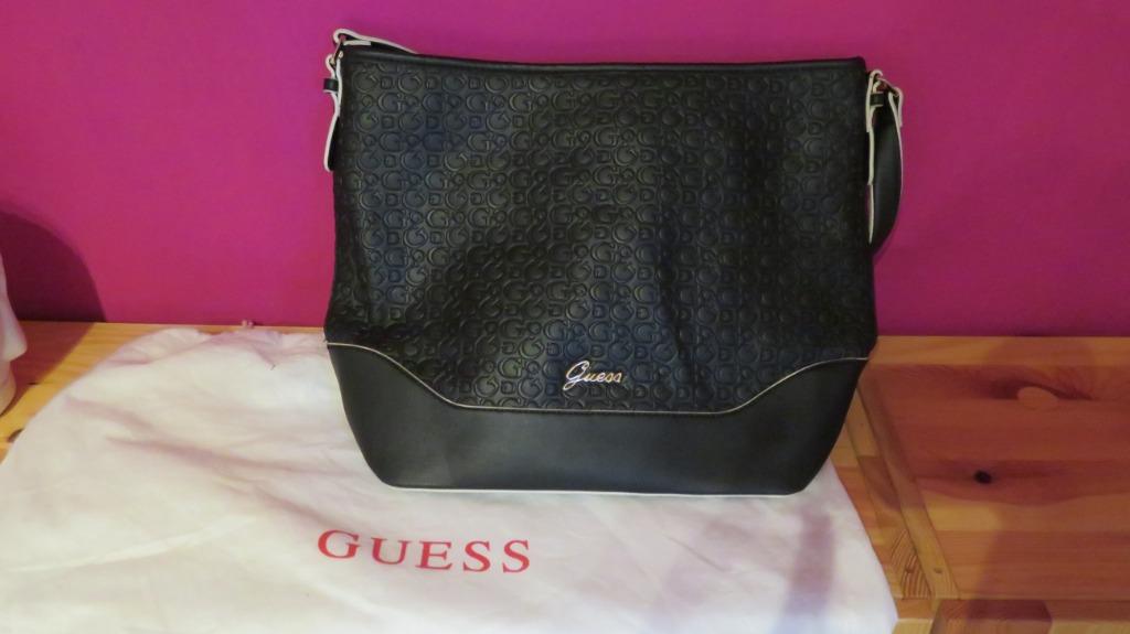 Sac à mains / Sacoche - GUESS - NEUF !, Bijoux, Sacs & Beauté, Enlèvement, Neuf, Noir