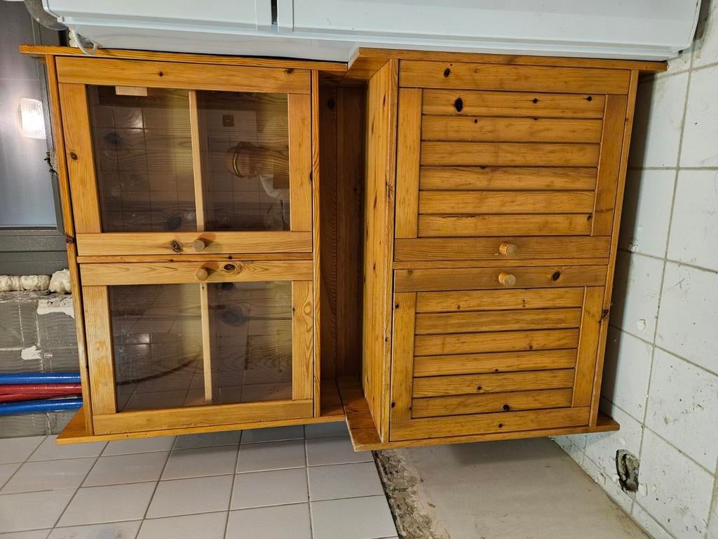 Massief houten kastje - mini, Antiek en Kunst, Ophalen