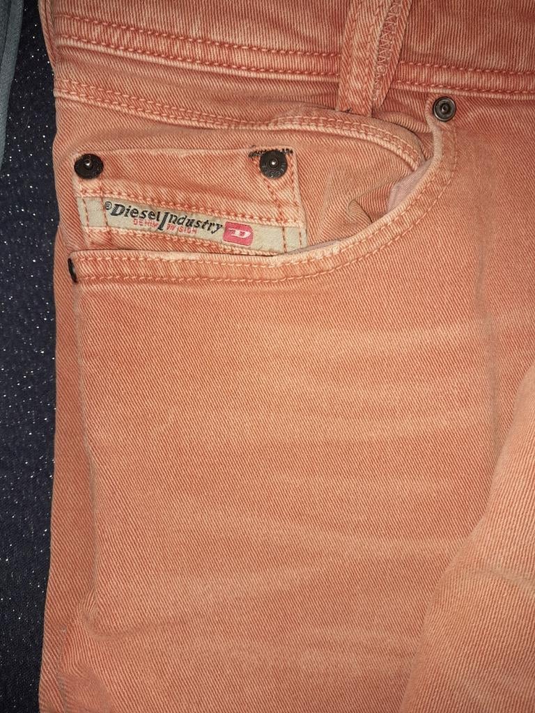 Diesel orange jeansbroek maat 31,diesel bruin maat 30, Enlèvement, Comme neuf