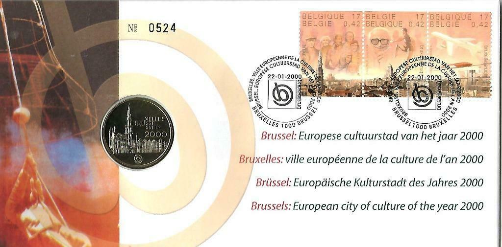 België 2000 - Numisletter OBP 2881 Brussel 2000, Enlèvement ou Envoi, Non oblitéré, Gomme originale, Neuf