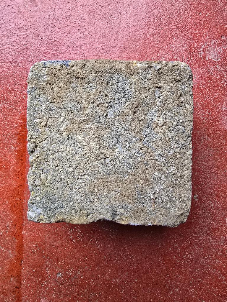Grijze Klinkers 10.5 cm op 7 cm getrommeld, Tuin en Terras, Ophalen, Zo goed als nieuw, Beton, Klinkers