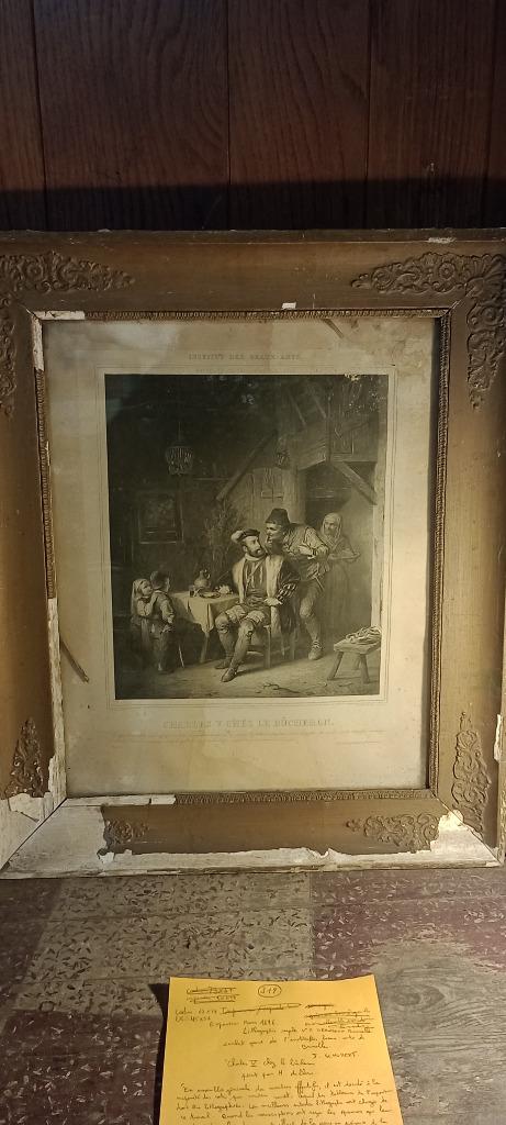 Oude lithografie Karel V, 1846, Hendrik Dillens, n318, Antiek en Kunst, Ophalen, Portret, Gravure