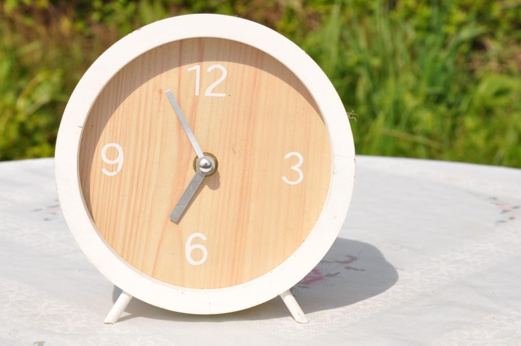 horloge forme de reveil, Ophalen of Verzenden, Gebruikt, Staande klok