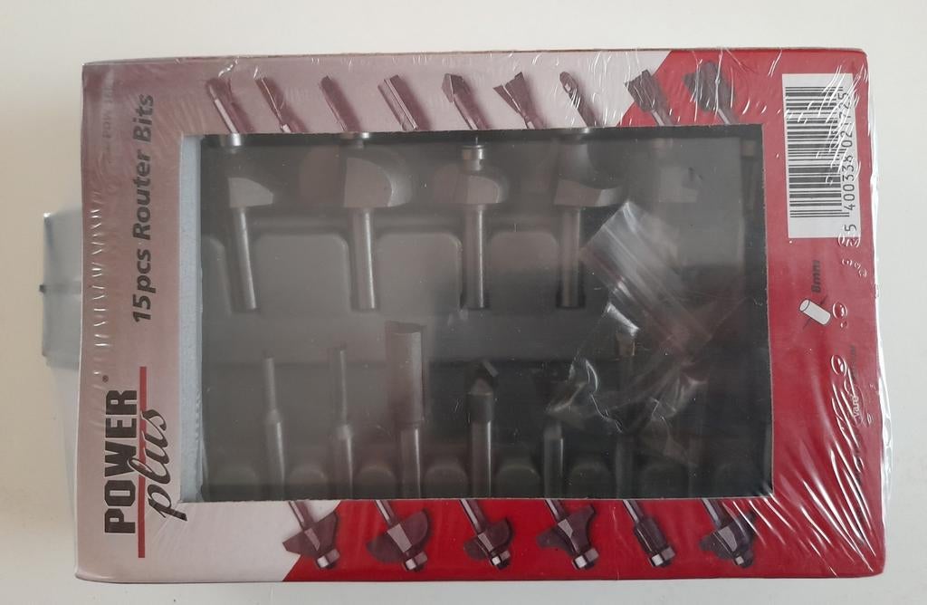 Kit de couteaux Powerplus POW166 15 pièces 8 mm, Bricolage & Construction, Enlèvement ou Envoi, Neuf