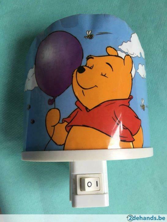 nachtlampje winnie the pooh, Ophalen of Verzenden, Gebruikt