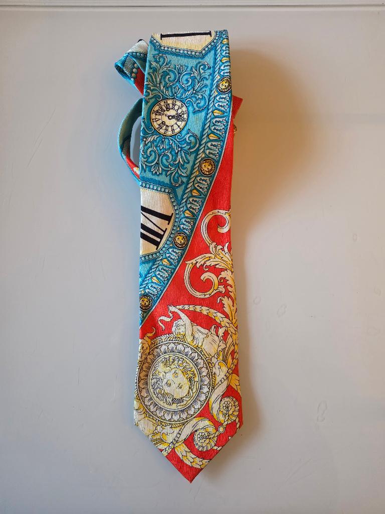 designer dassen Versace, Kleding | Heren, Ophalen of Verzenden, Zo goed als nieuw