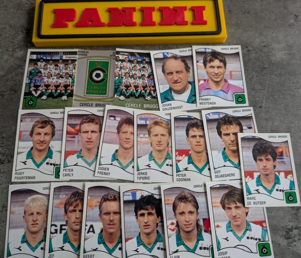 PANINI FOOTBALL 90 CERCLE BRUGGE 18 STICKERS 1990, Verzenden, Nieuw