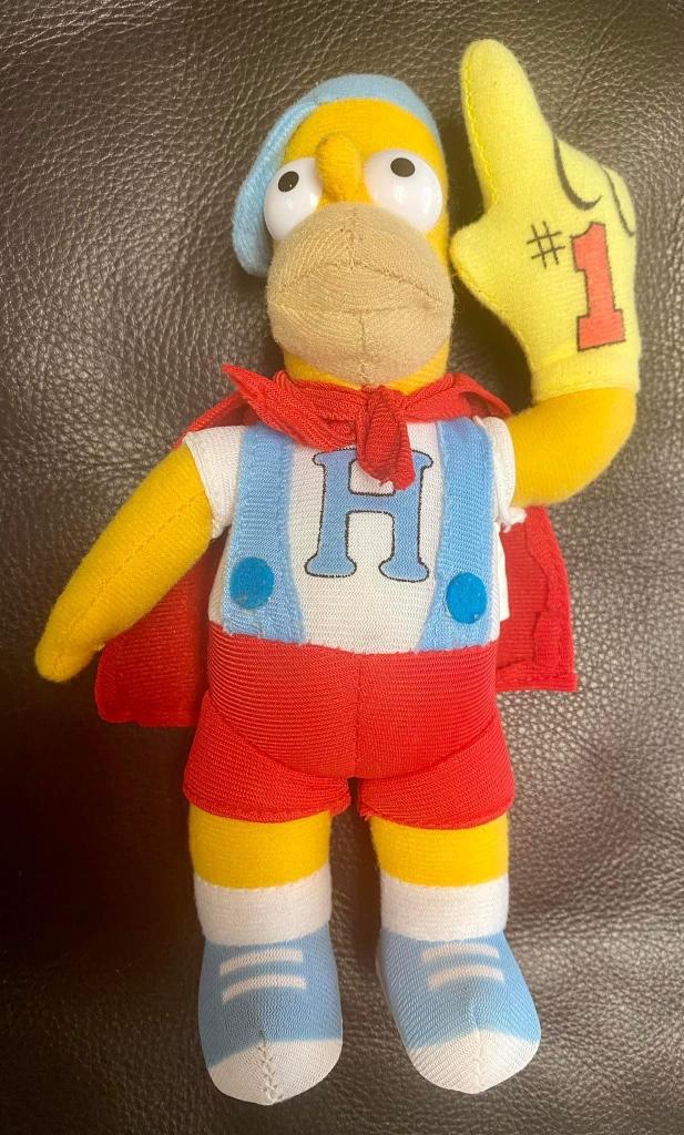 Knuffel Mascotte Homer Simpson van The Simpsons 25 cm groot, Enlèvement ou Envoi, Comme neuf
