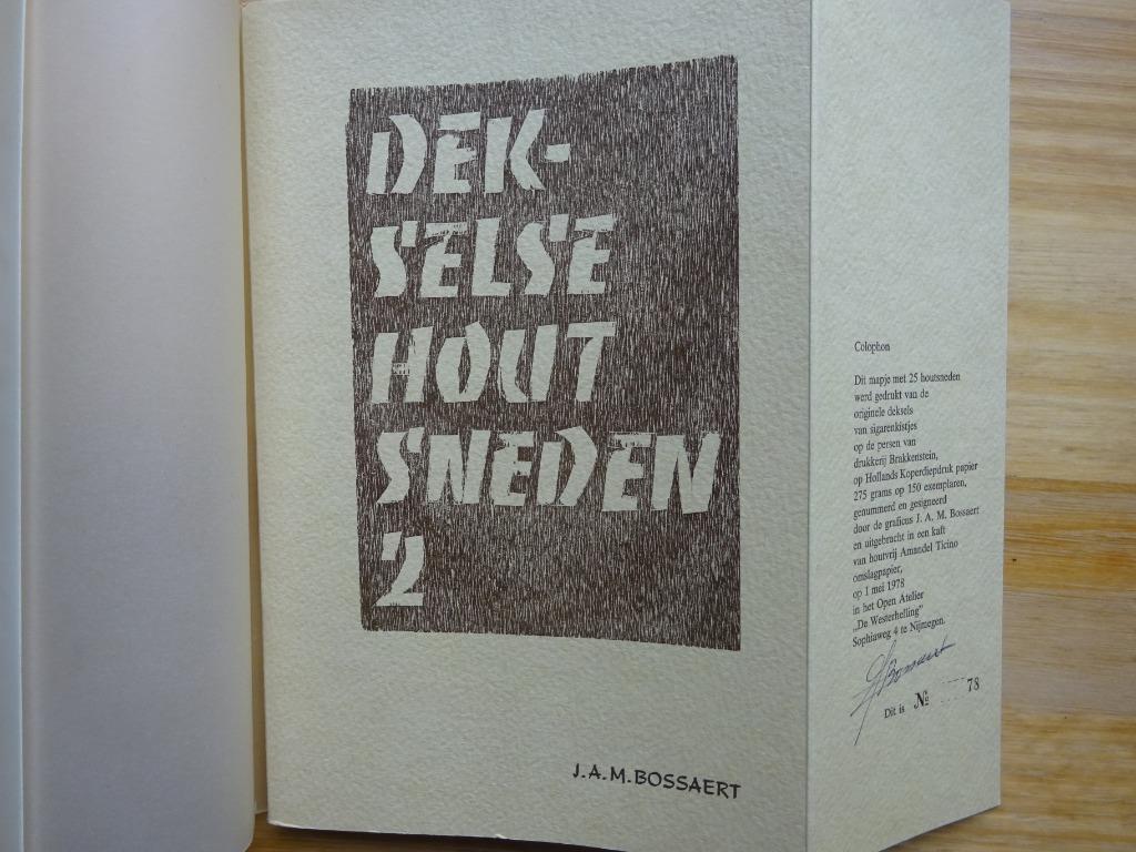 25 Dekselse Houtsneden 2 - J.A.M. Bossaert - 1978, Enlèvement ou Envoi, Signé