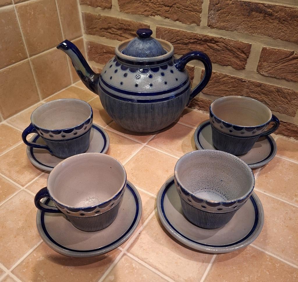 Mooi keramisch servies kan kannen Les Gres de La Roche Grés, Maison & Meubles, Cuisine | Vaisselle, Comme neuf, Enlèvement