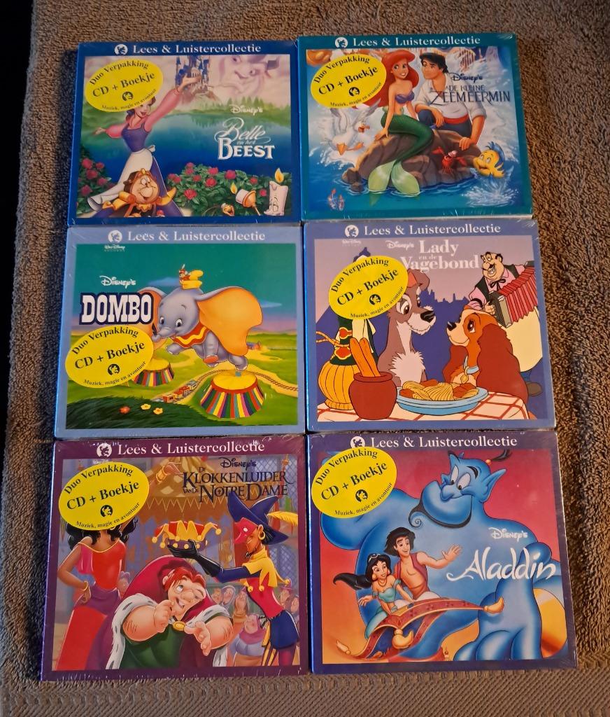 CD & BOEKJE Lees & luistercollectie Walt Disney PRIJSDALING!, Ophalen of Verzenden, Nieuw in verpakking