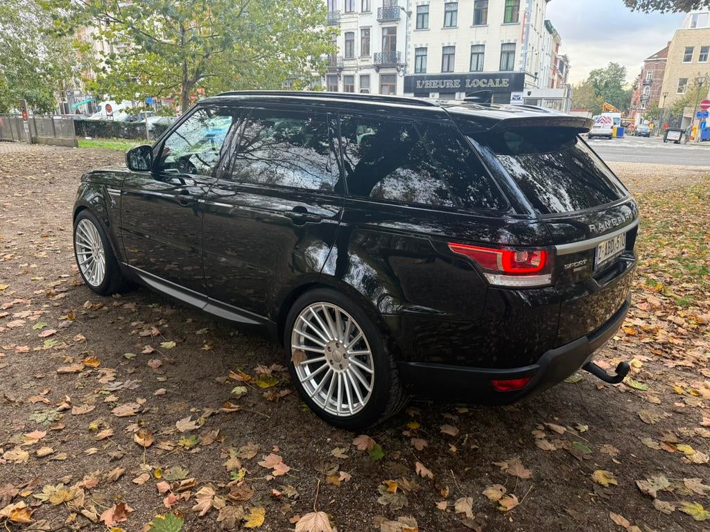 RANGE ROVER SPORT 2019 94.000km diesel, Auto's, Automaat, 4 cilinders, Zwart, Leder