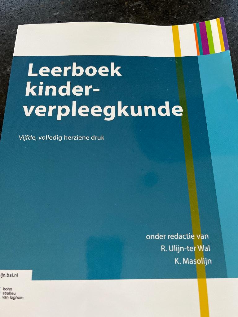 Leerboek kinder- verpleegkunde, Enlèvement ou Envoi, Comme neuf, Enseignement supérieur professionnel, Masolijn