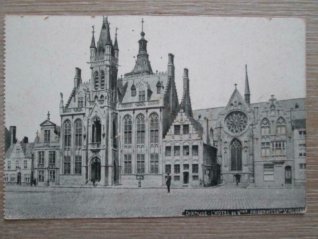 oude postkaart van Diksmuide, Verzenden