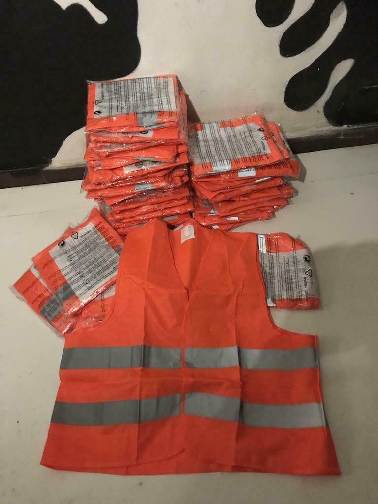 LOT Veiligheidsvestjes-Hesje Nieuw (63 stuks 63€), Ophalen, Nieuw