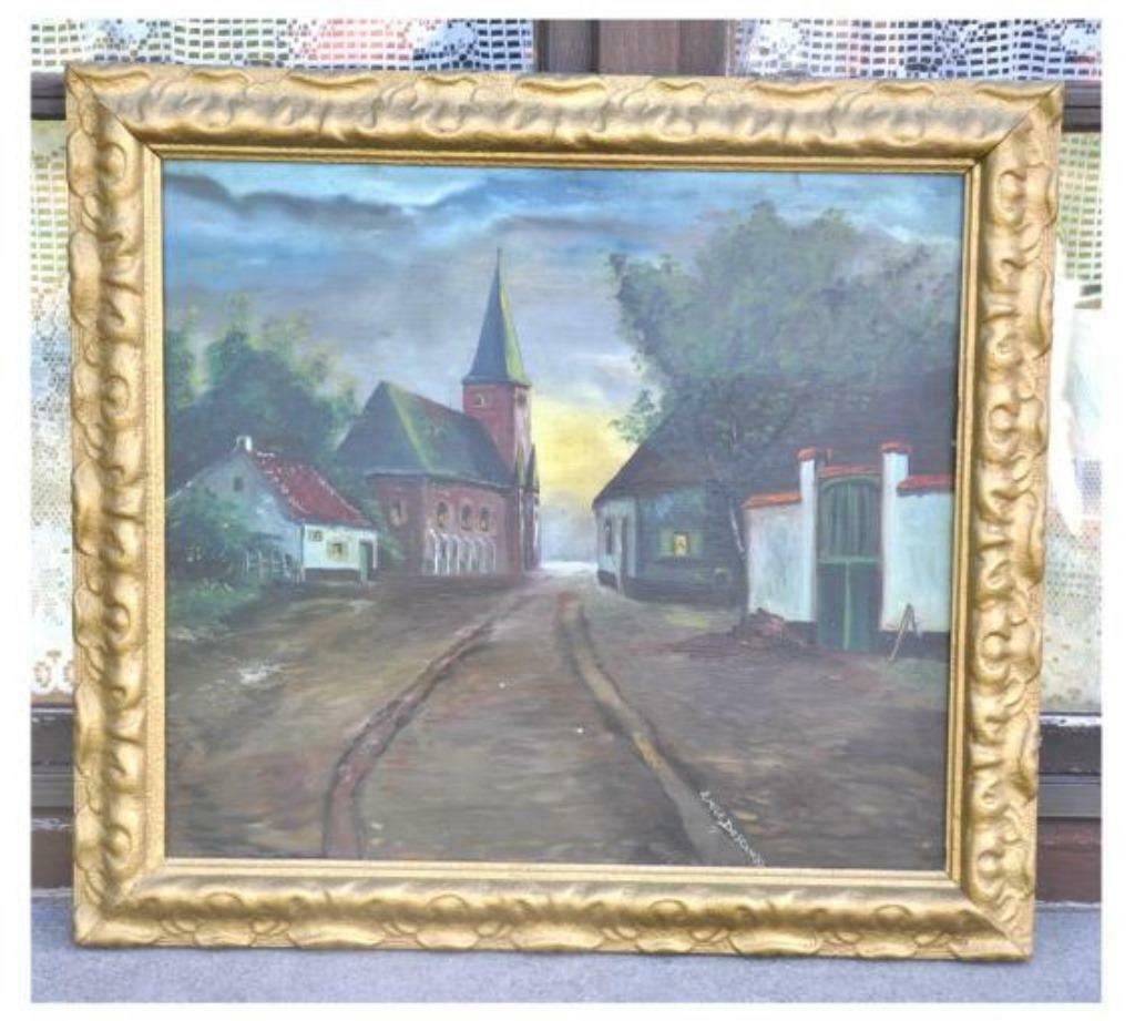 §hsp rue de l'eglise signé emile descamp, Ophalen of Verzenden