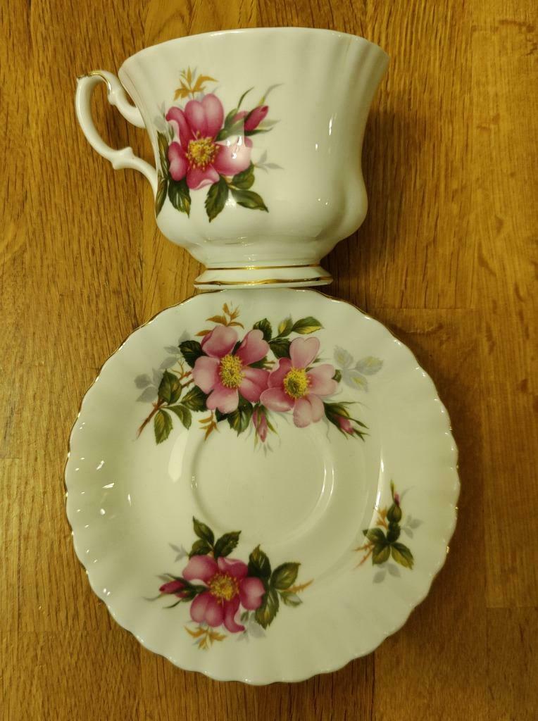 Royal Albert kopje en schoteltje prairie rose, Antiek en Kunst, Antiek | Servies los, Ophalen of Verzenden