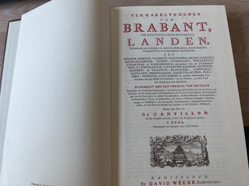 De Cantillon, vermakelijkheden van brabant, 20e eeuw of later, De  cantillon, Ophalen of Verzenden, Zo goed als nieuw