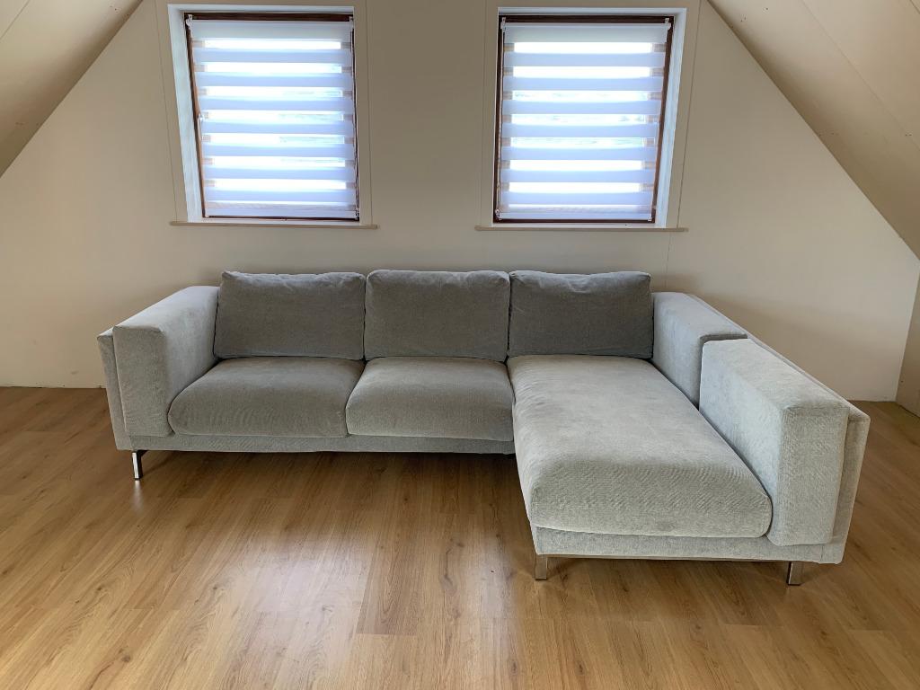 IKEA Nockeby bank - zeer goede staat, Ophalen, Canapé IKEA Nockeby 3 places + méridienne droite, 250 tot 300 cm, Gebruikt