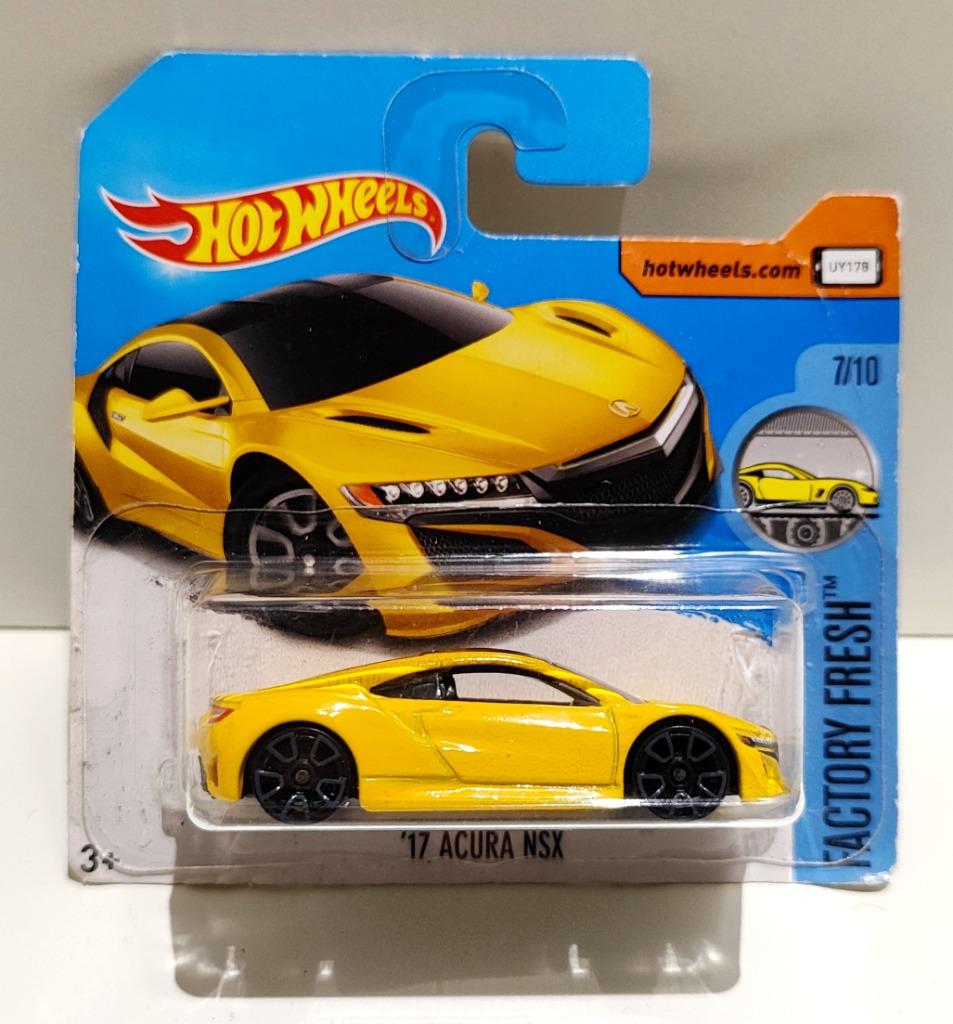 Hot Wheels '17 Acura Honda NSX Geel (2017), Enlèvement ou Envoi