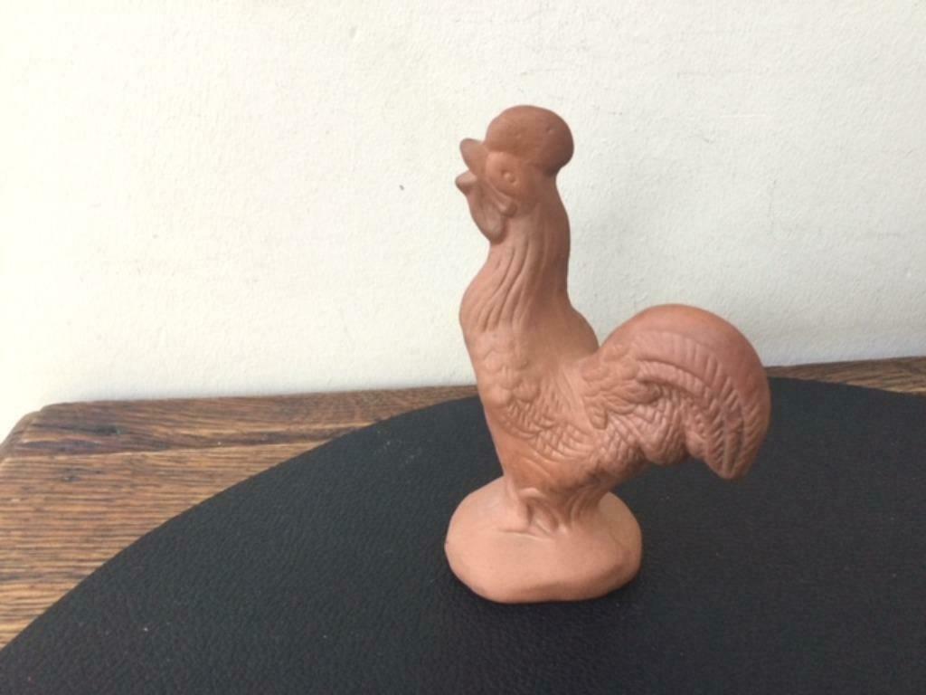 Petit Coq en terre cuite, Antiquités & Art, Antiquités | Céramique & Poterie, Enlèvement ou Envoi