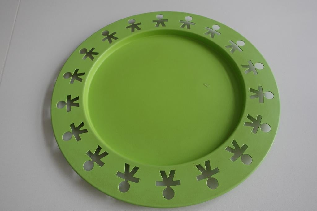 ALESSI Stalen dienblad Girotondo collectie - vintage design, Huis en Inrichting, Woonaccessoires | Dienbladen, Gebruikt, Metaal