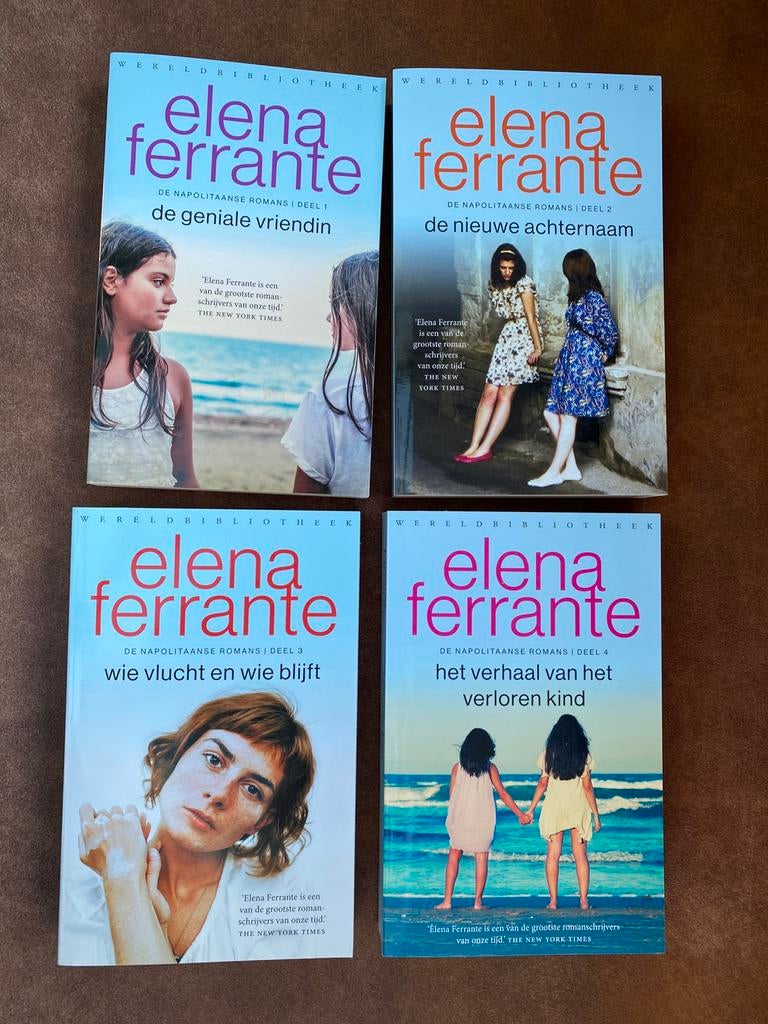 4 boeken De Napolitaanse Romans van Elena Ferrante, Boeken, Ophalen of Verzenden, Nieuw, Elena Ferrante, Europa overig