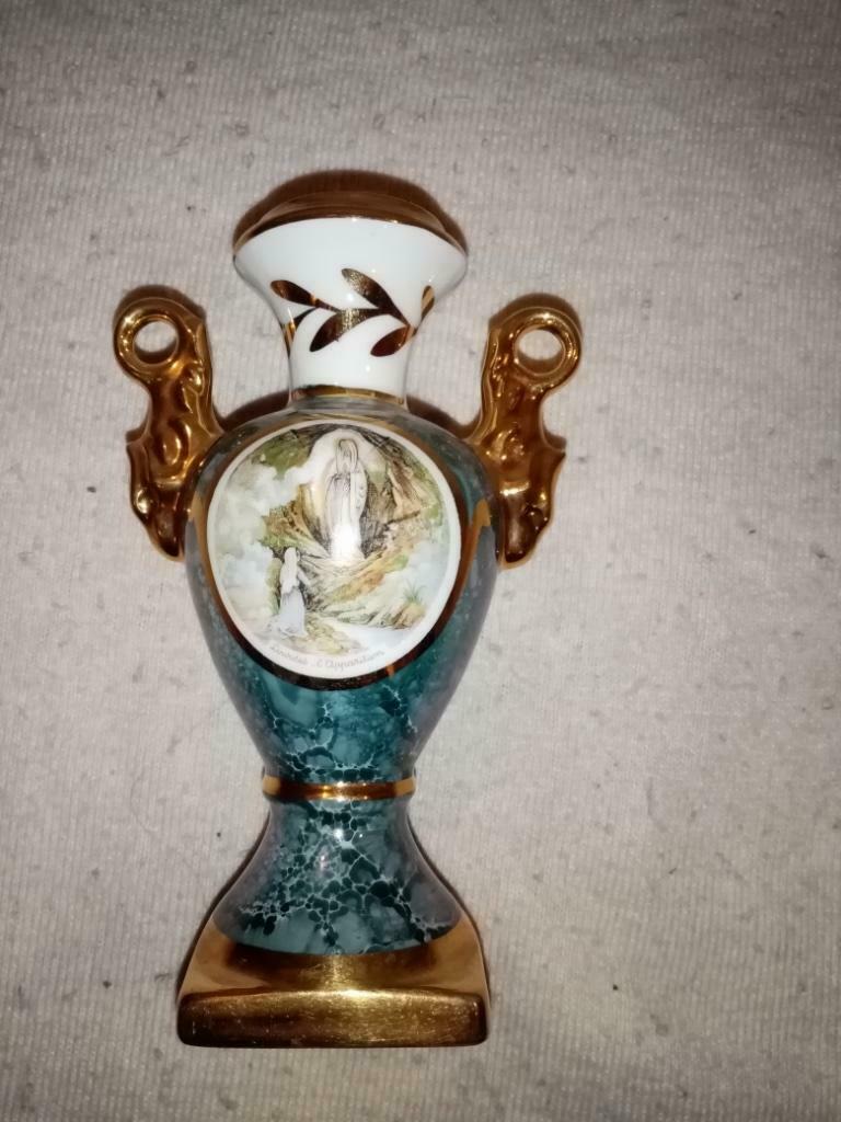 Limoges  vaasje, Ophalen of Verzenden, Zo goed als nieuw, Groen