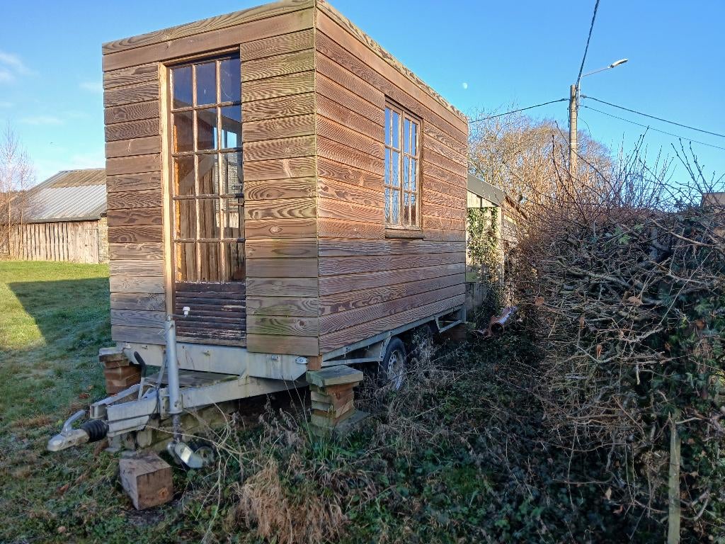 roulotte, abri jardin, Enlèvement, Utilisé