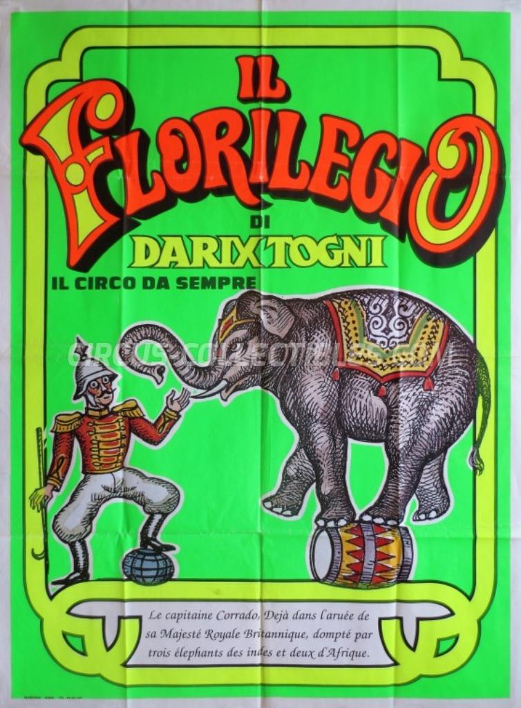 CIRQUE - Il Florilegio di Darix Togni, affiche, 1990, Enlèvement, Utilisé
