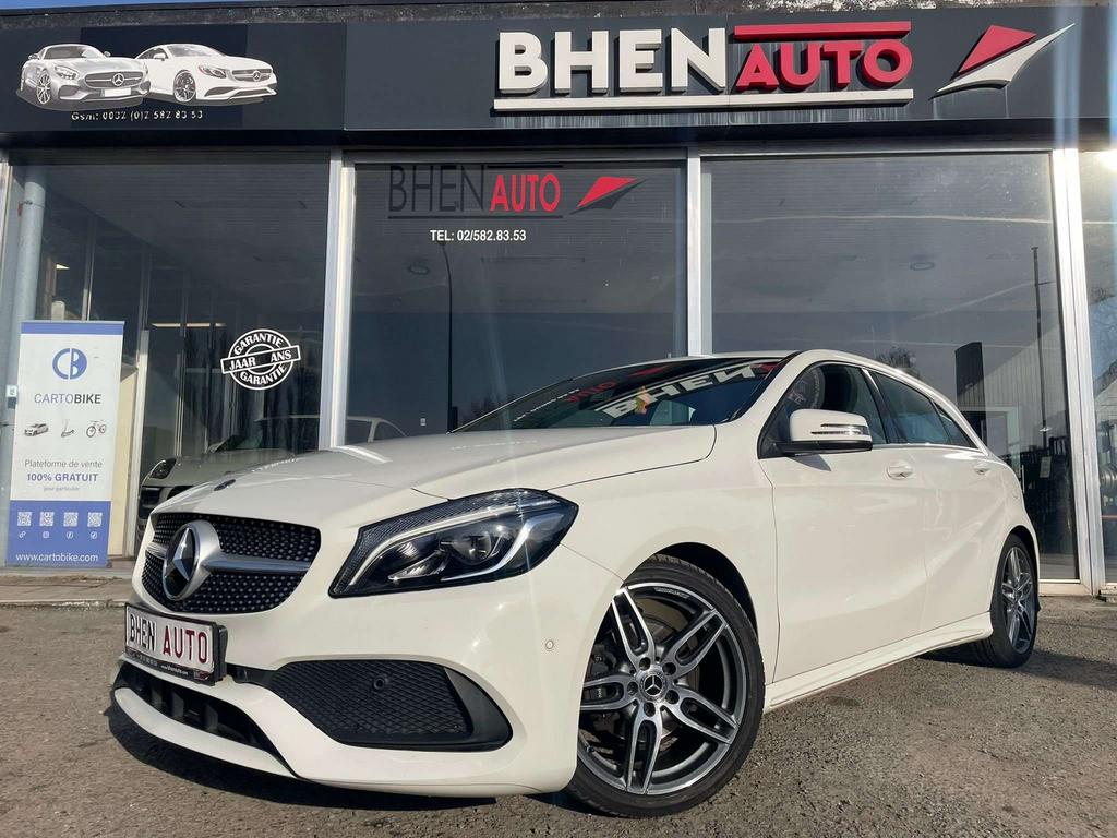 Mercedes A 180 pack AMG Garantie 12 mois boîte automatique, Auto's, Automaat, Wit, Leder, Bedrijf