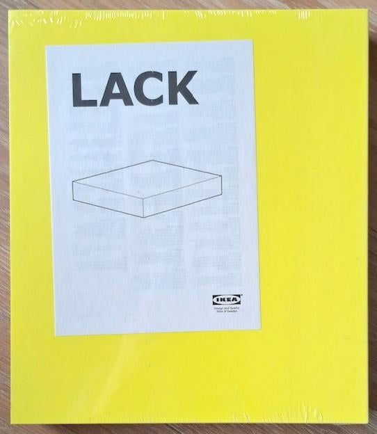 LACK Ikea gele schabben, Enlèvement ou Envoi, Neuf