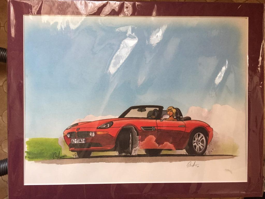 Tekening van André Osi, Verzenden, Zo goed als nieuw