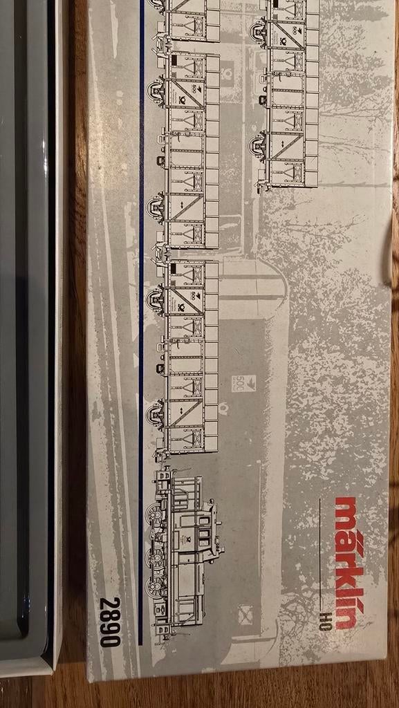 Boite coffret marklin train postal 2890 sans locomotive., Enlèvement, Comme neuf, Wagon, Märklin
