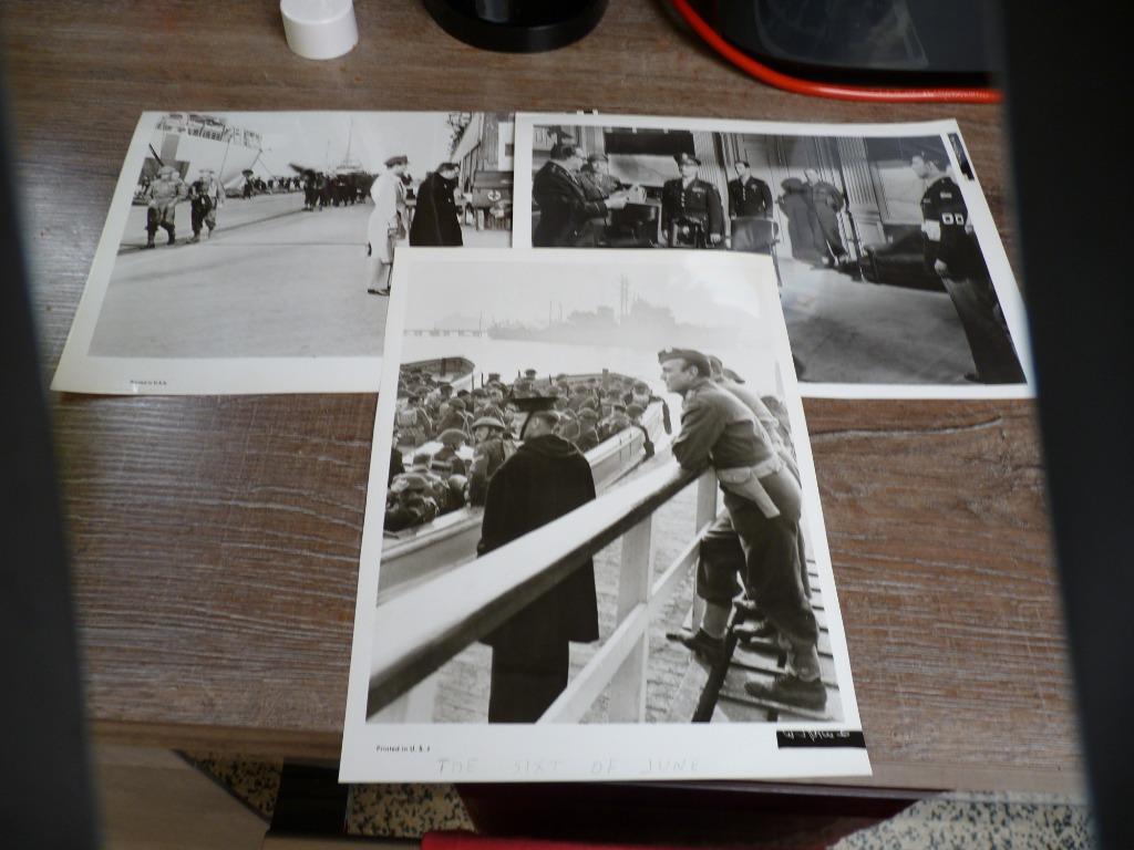 3 oude filmfoto's "the 6th of June", Enlèvement ou Envoi, Neuf, Film, Photo ou Carte