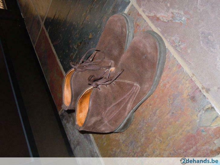 herenschoenen bottines, Gedragen, Bruin, Overige typen