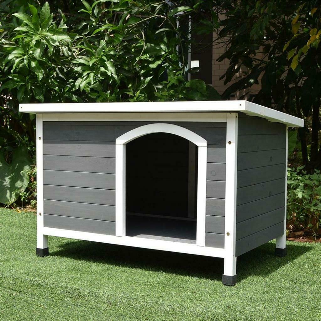 Niche chien 2 TAILLES toit PVC abri chien toit ouvrant, Animaux & Accessoires, Envoi, Neuf