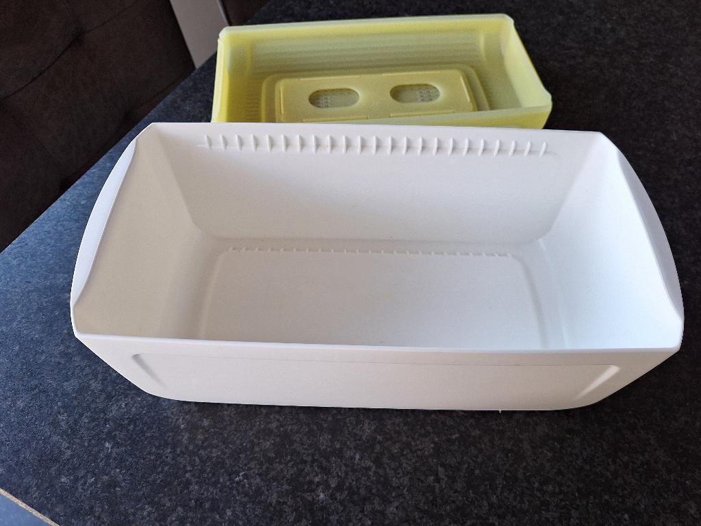 brooddoos tupperware, Ophalen, Zo goed als nieuw, Geel, Overige typen