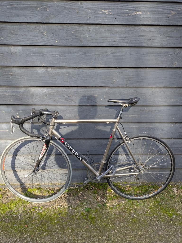 Titanium koersfiets, Ophalen, Carbon